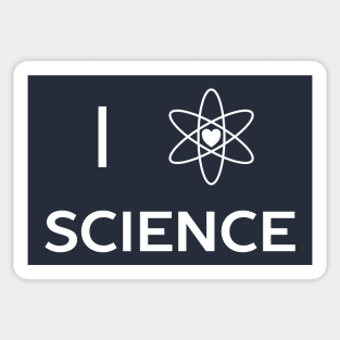 I Love Science T-Shirt Sticker